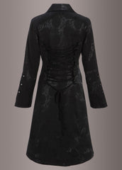 black victorian gothic coat