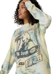 Tie Dye Long Sleeve Blondie Band Shirt by Daydreamer LA