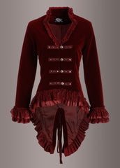 velvet tail jacket