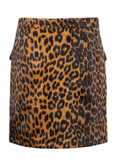 cheetah mini skirt