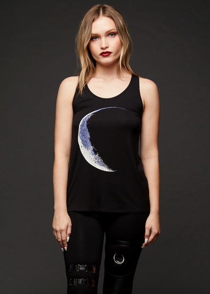 crescent moon tank top