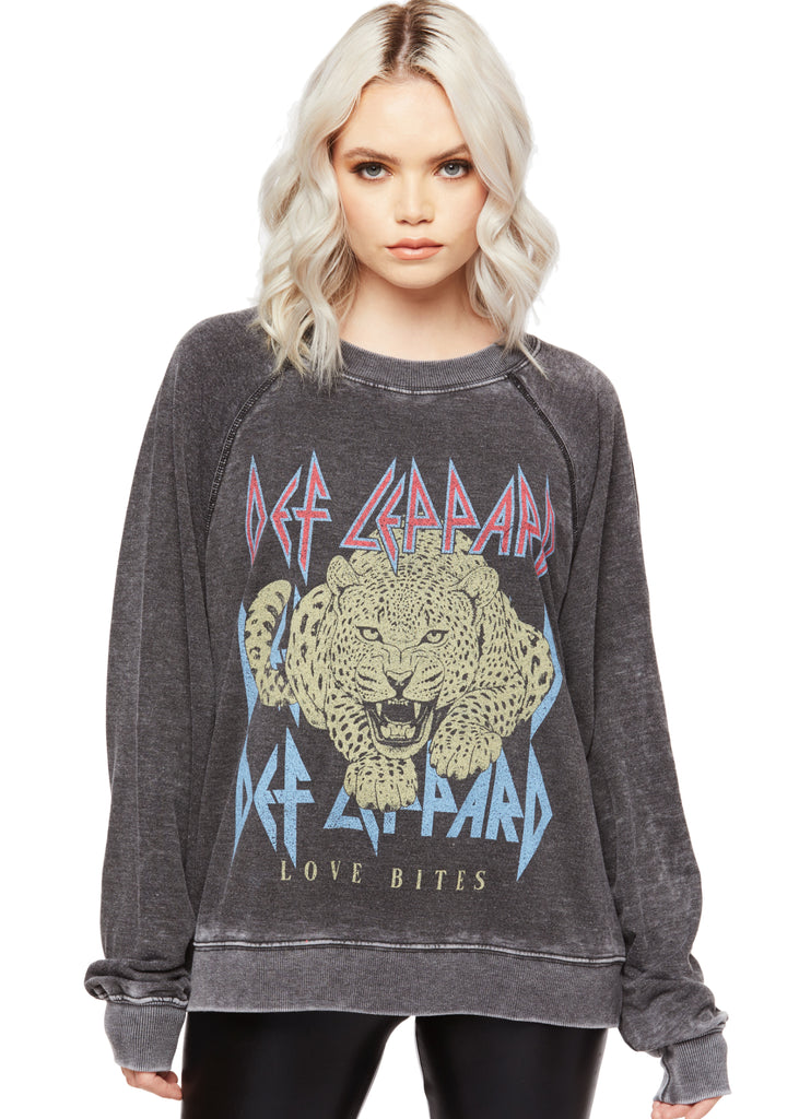 Def Leppard Love Bites Sweater | Def Leppard Long Sleeve Band Shirt |  Pretty Attitude