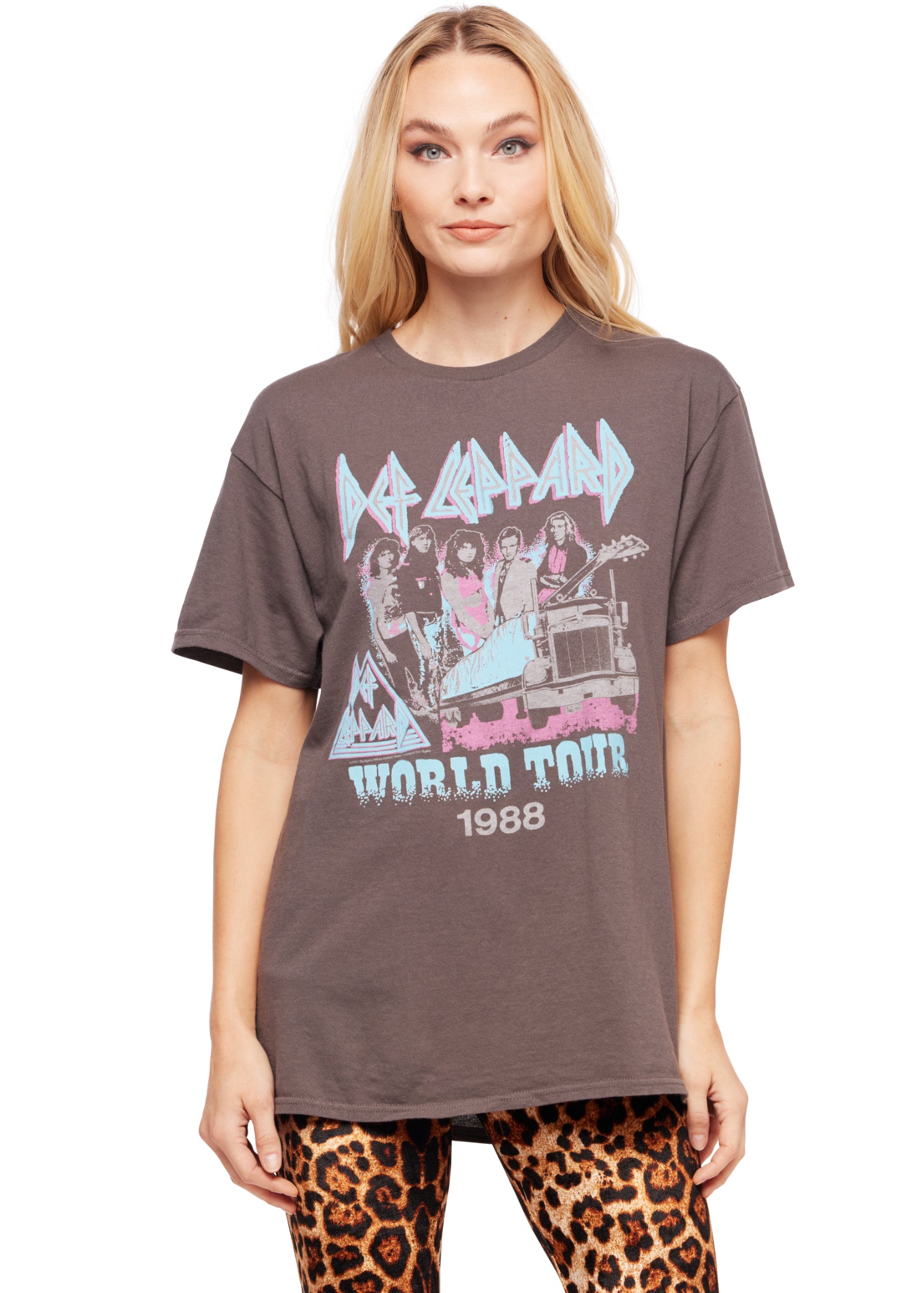 【売り切り御免！】 Shirt Band Oversized Leppard Def | Band Vintage Leppard Def トップス