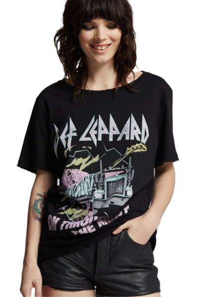 def leppard 80s band shirt