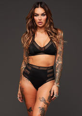fishnet swimsuit