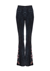 floral flare pants
