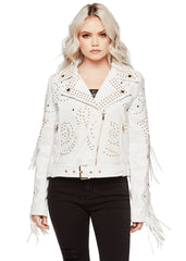 fringe moto jacket