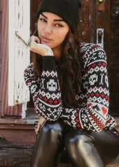 goth xmas sweater