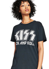 kiss rock and roll band tee