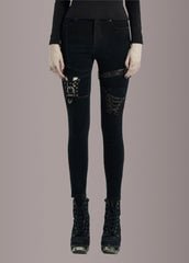 lace up goth pants