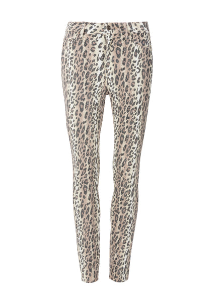 leopard print skinny pants