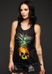 pineapple skull t shirt