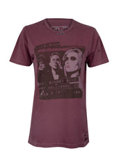 purple blondie band shirt