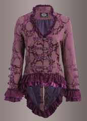 purple lace gothic jacket