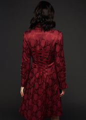 red victorian coat