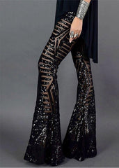 sequin bell bottoms
