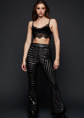 sequin bell bottoms