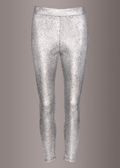 silver pants