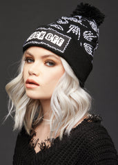 skull beanie hat