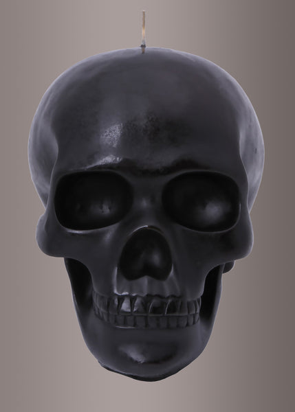 Black Skull Candle