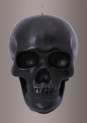 Black Skull Candle