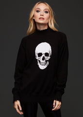 skull knit sweater