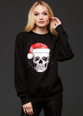 skull xmas sweater
