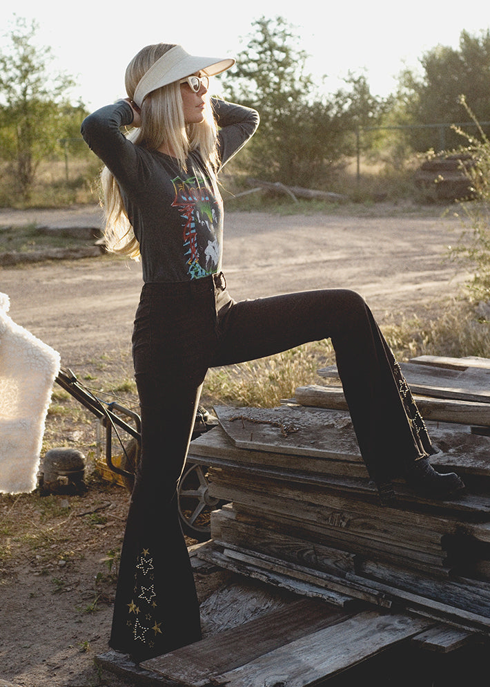 Shop Star Flare Pants, Star Bell Bottoms