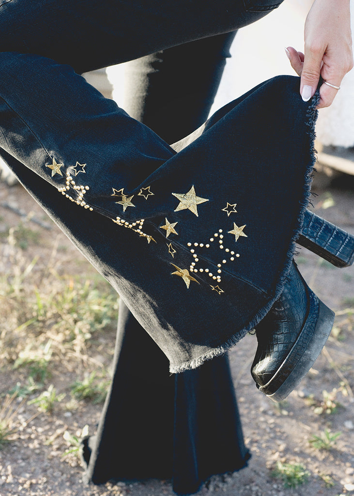 Shop Star Flare Pants | Star Bell Bottoms | Star Bell Bottom Pants ...