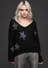 star print sweater
