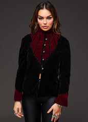 vampire collar jacket