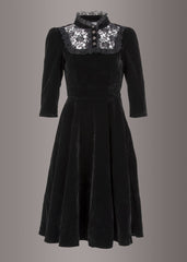Velvet gothic dress