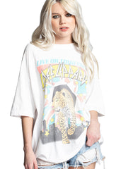 oversized Def Leppard tee