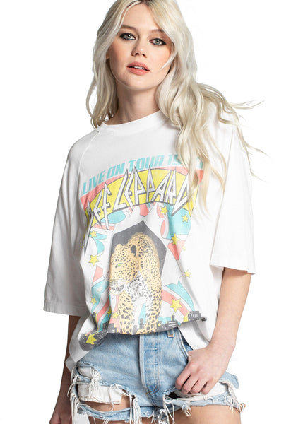 oversized Def Leppard shirt