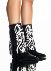 western ankle booties