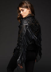 western jacket with fringe