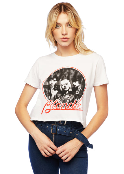 cropped blondie tee